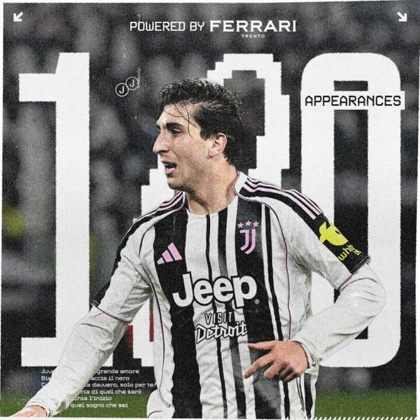 百场里程碑！尤文小将米雷蒂书写青春篇章