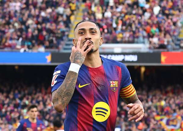 缺阵魔咒！拉菲尼亚缺席6场巴萨就输6场 巴西人成红蓝晴雨表